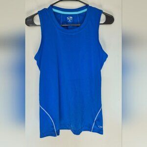Champion Blue Fitted Tank Top